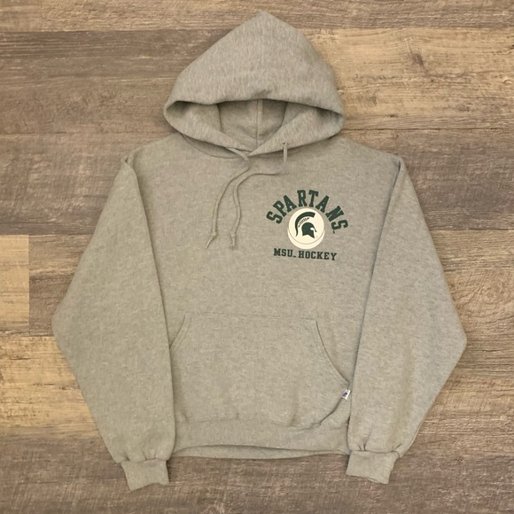 Y2K 2000s Women’s Michigan State Hockey Russell Hoodie Women’s Size Small - Picture 1 of 12